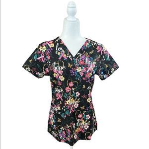 Cherokee scrubs top 